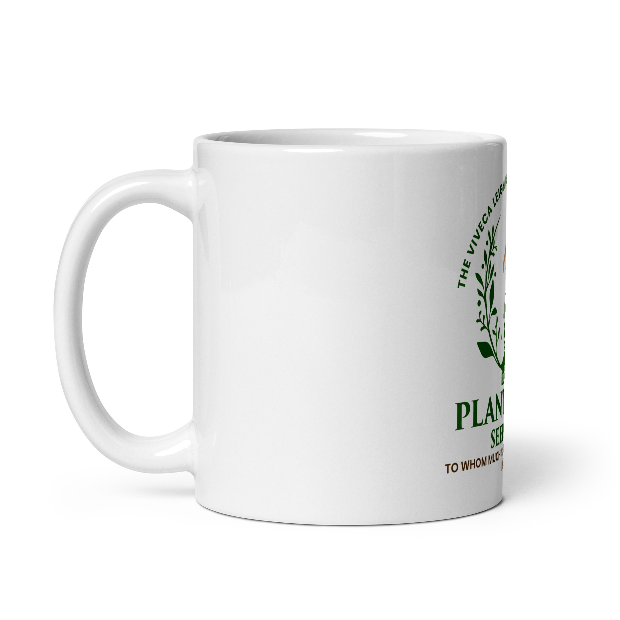 White Glossy Mug - Plant Good Seeds - Image 5