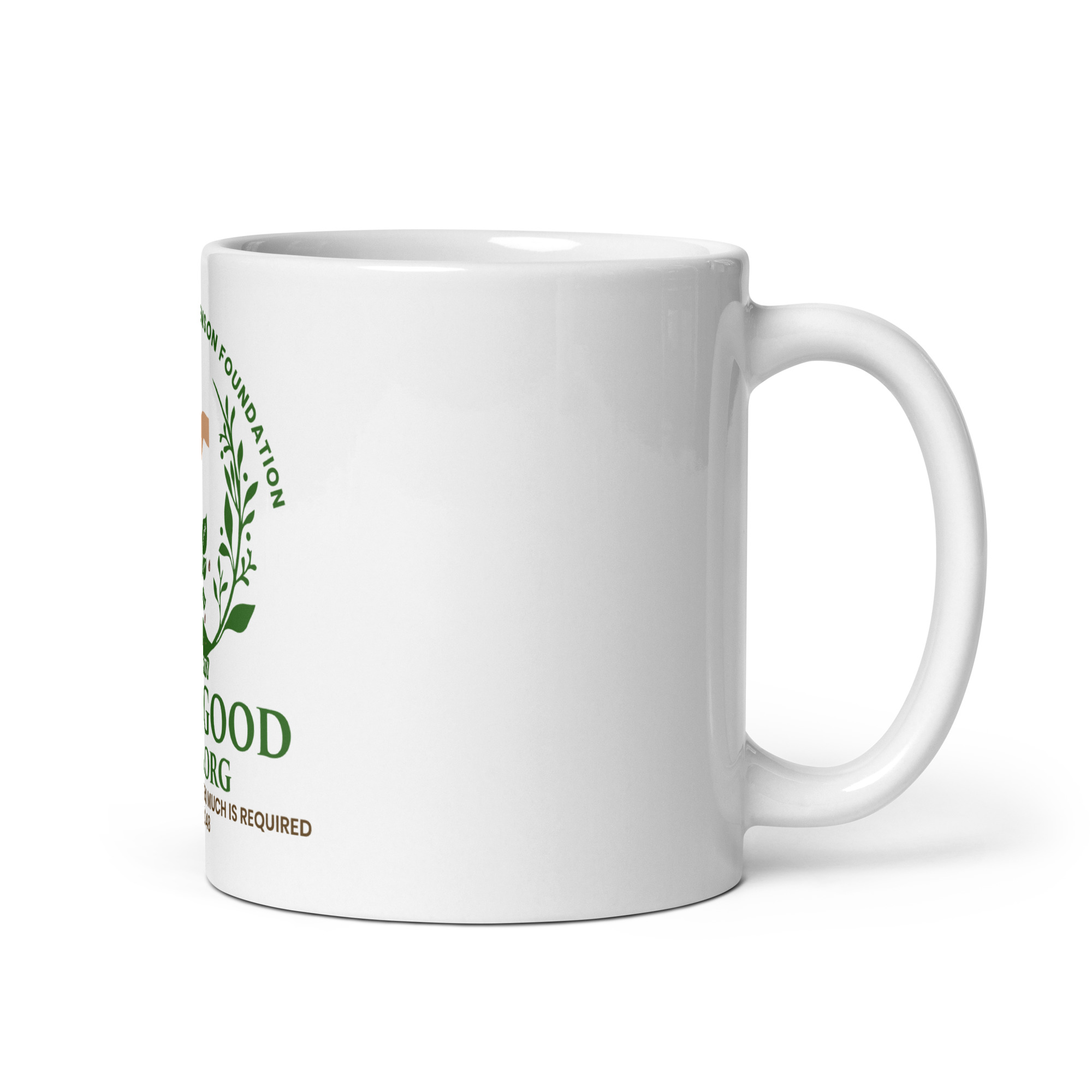 White Glossy Mug - Plant Good Seeds - Image 4