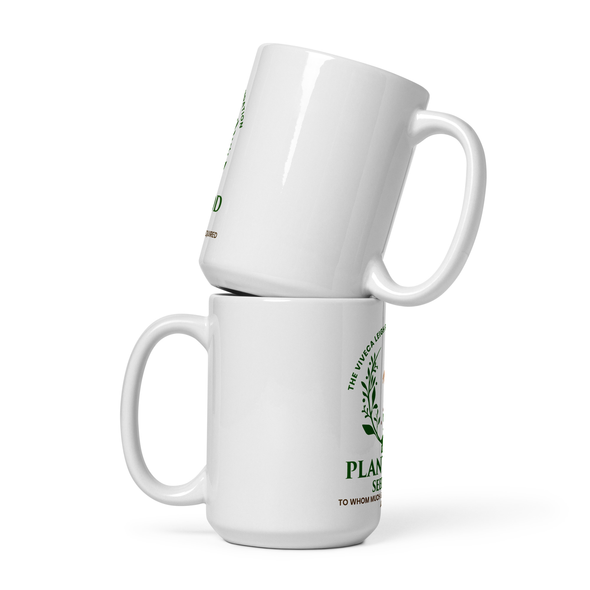 White Glossy Mug - Plant Good Seeds - Image 2