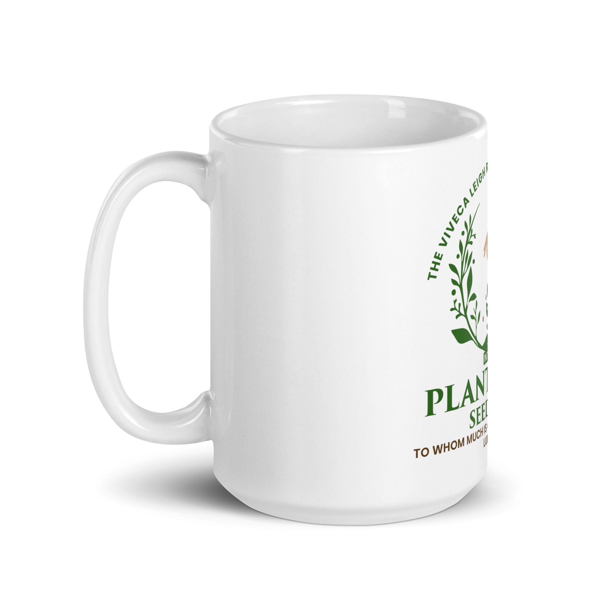 White Glossy Mug - Plant Good Seeds - Image 8