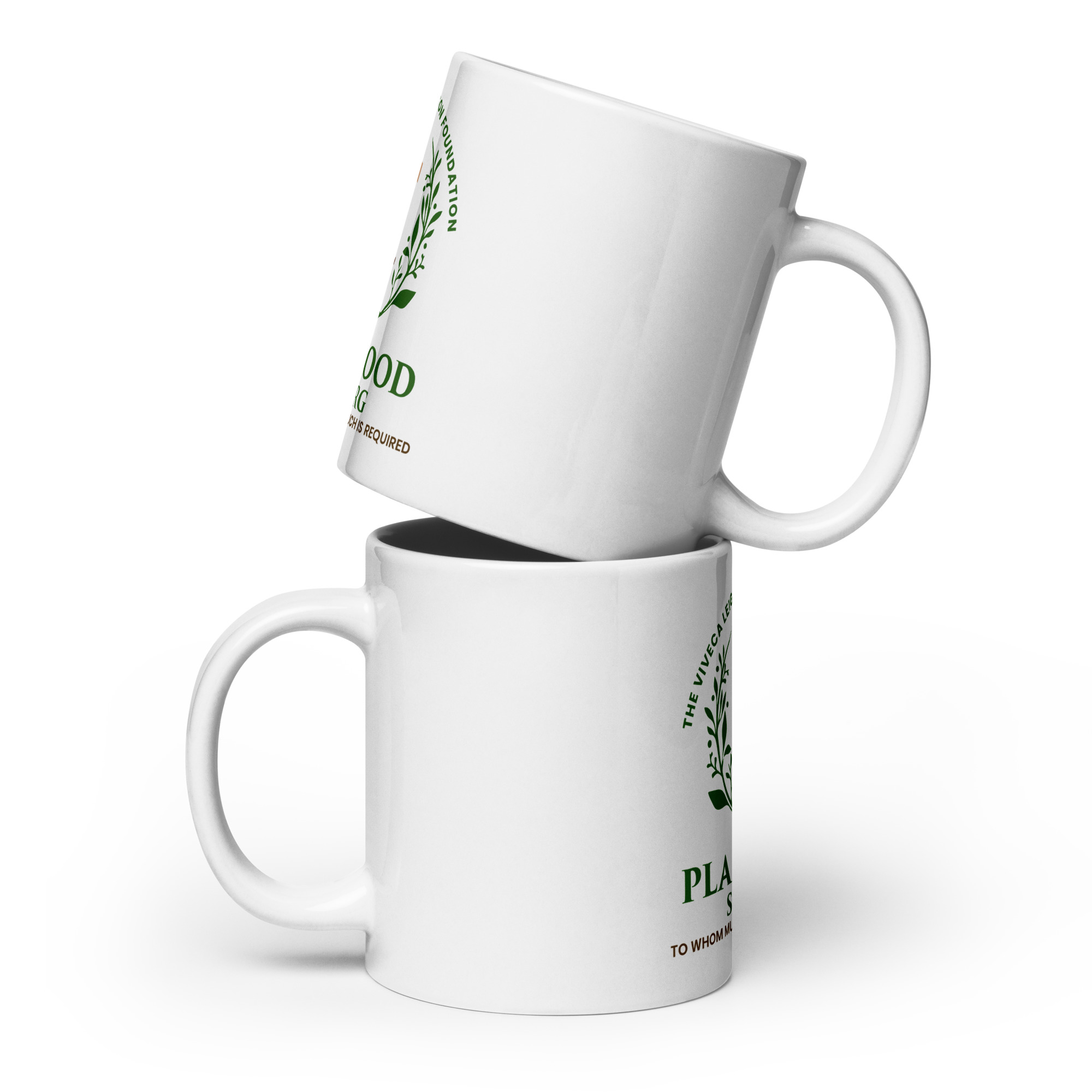 White Glossy Mug - Plant Good Seeds - Image 3