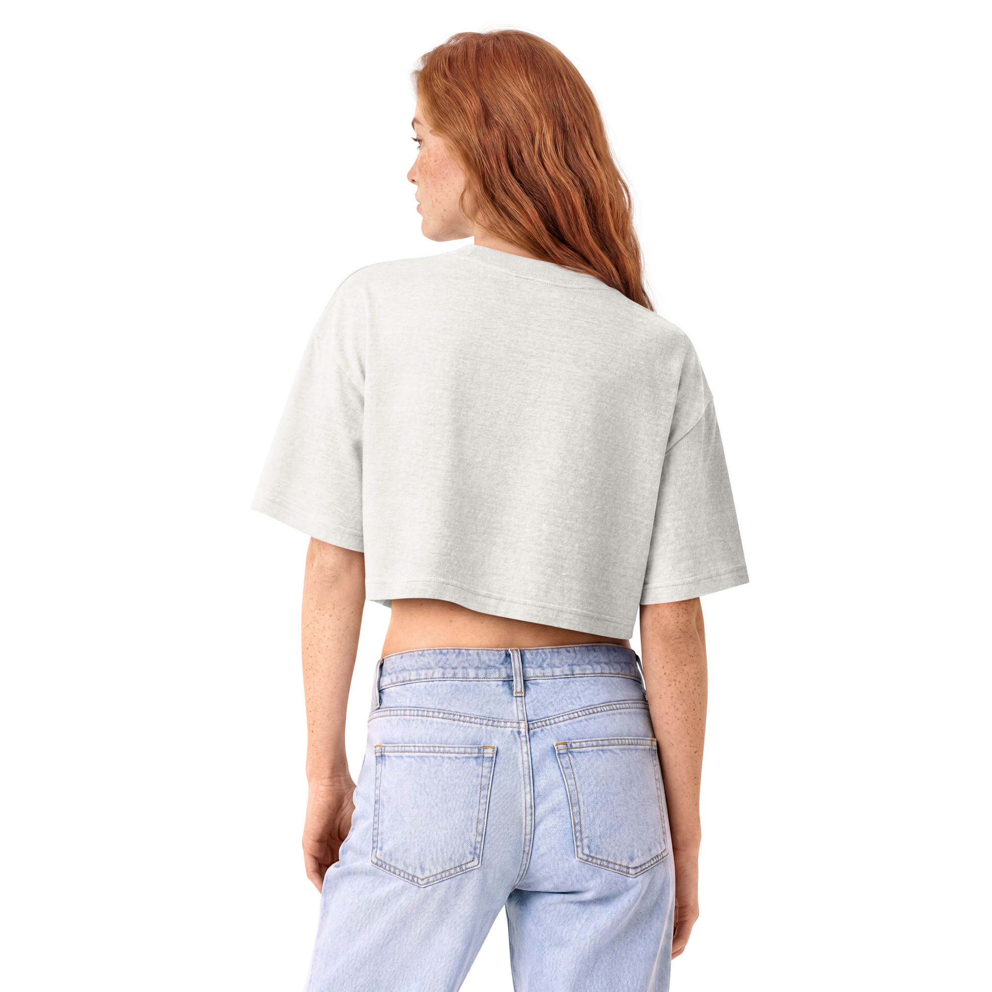 Women’s garment dye cropped tee - Plant Good Seeds - Image 4